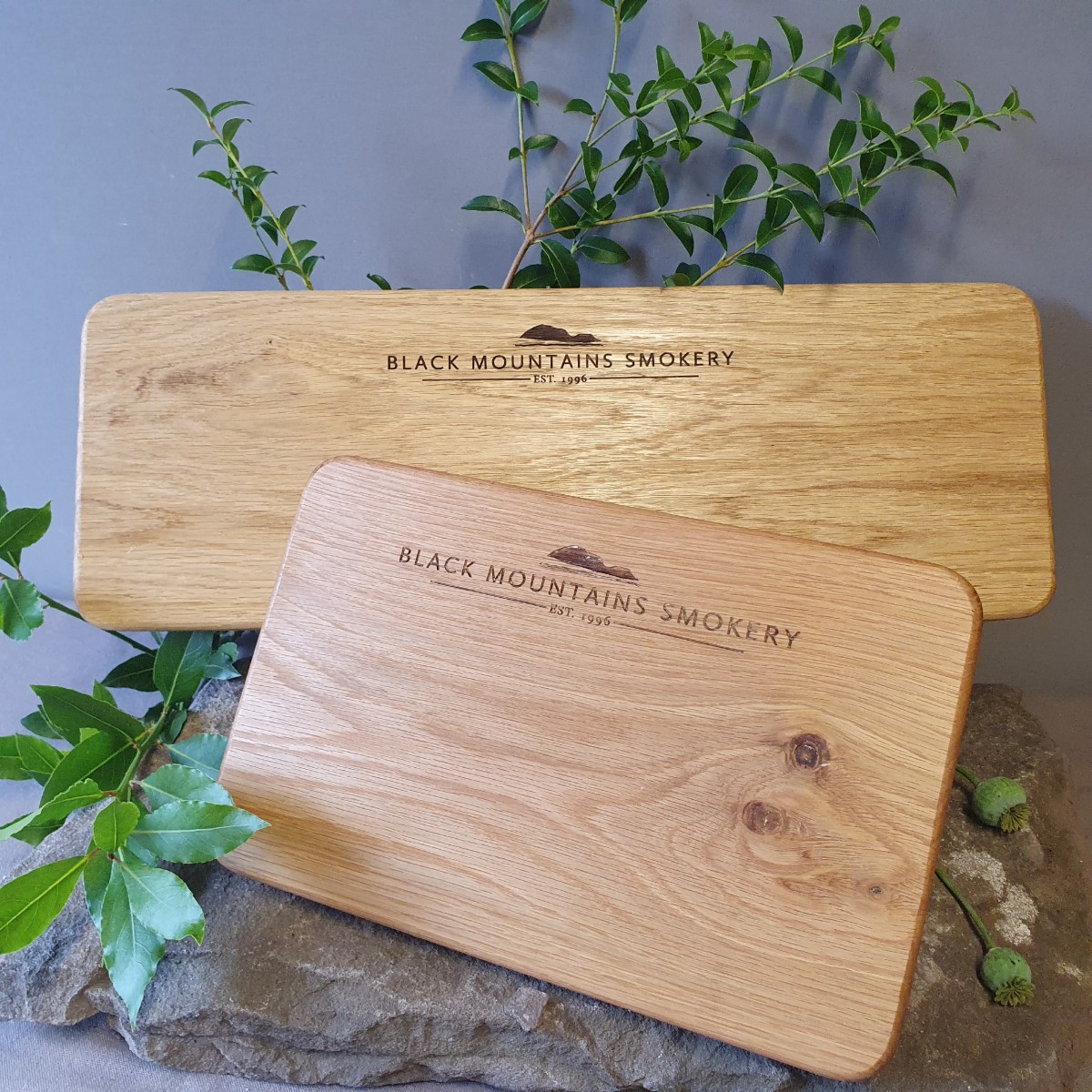 Bespoke Handmade Oak Board Platter Lge - Sml